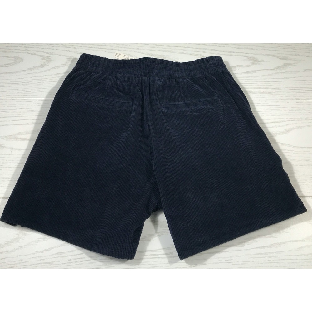 Madewell Seersucker Corduroy Everyday Shorts Men's Small Navy Cotton Blend New